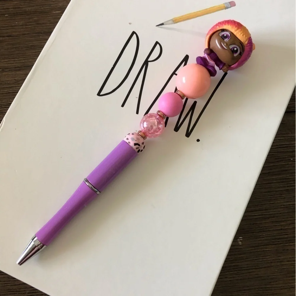 Disney Doorables: Wreak it Ralph: Taffy Vine handmade beaded pen